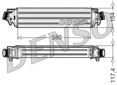 Charge Air Cooler DENSO DIT01002