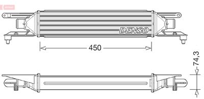 Charge Air Cooler DENSO DIT01007