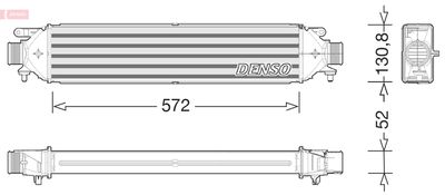 Charge Air Cooler DENSO DIT01008