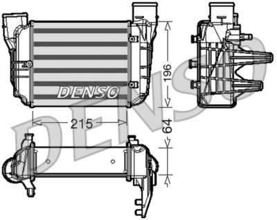 Charge Air Cooler DENSO DIT02002