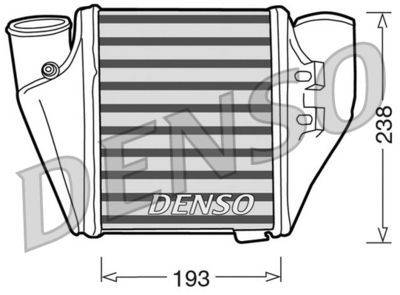 Charge Air Cooler DENSO DIT02007