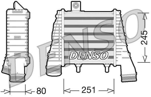 DENSO DIT02008 Charge Air Cooler