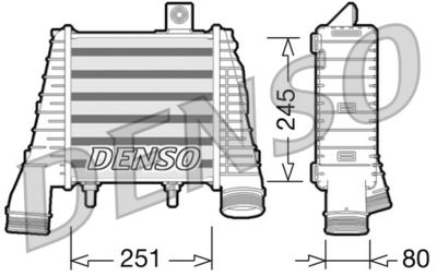 Charge Air Cooler DENSO DIT02009