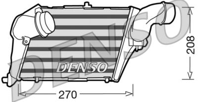 Charge Air Cooler DENSO DIT02012