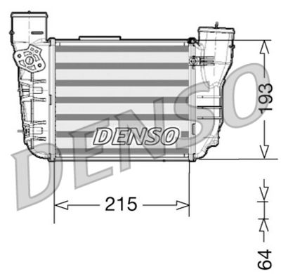 Charge Air Cooler DENSO DIT02020