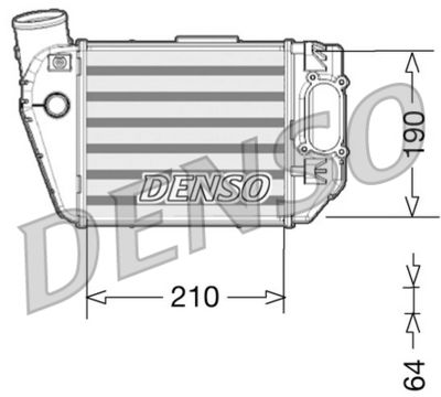 Charge Air Cooler DENSO DIT02021