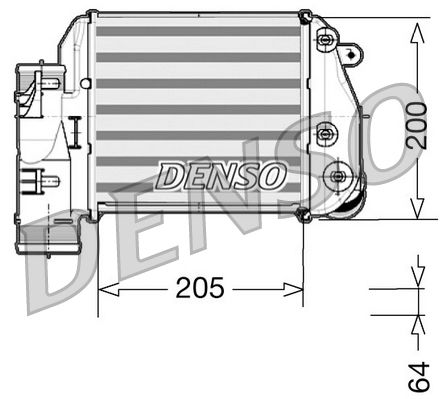 DENSO DIT02025 Charge Air Cooler