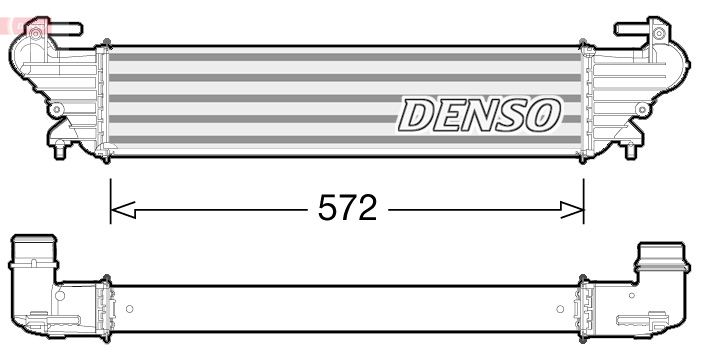 DENSO DIT09114 Charge Air Cooler