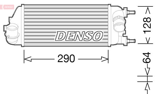 DENSO DIT09115 Charge Air Cooler