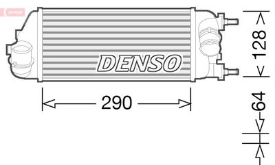 Charge Air Cooler DENSO DIT09115