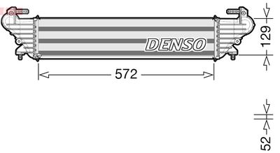 Charge Air Cooler DENSO DIT09121