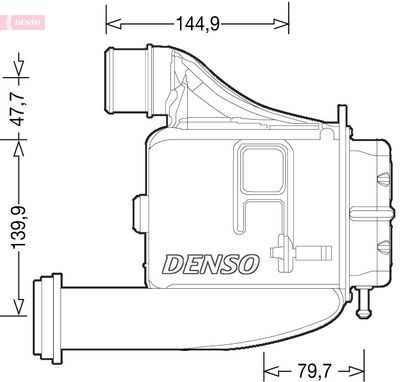 Charge Air Cooler DENSO DIT12006