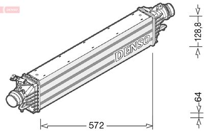 Charge Air Cooler DENSO DIT20006