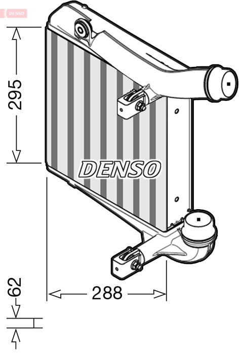 DENSO DIT28013 Charge Air Cooler