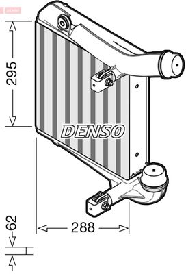 Charge Air Cooler DENSO DIT28013