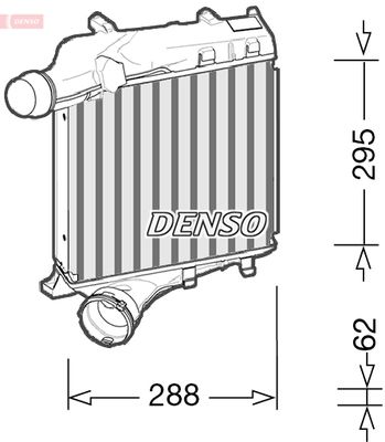 Charge Air Cooler DENSO DIT28021