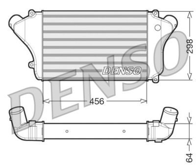 Charge Air Cooler DENSO DIT45004