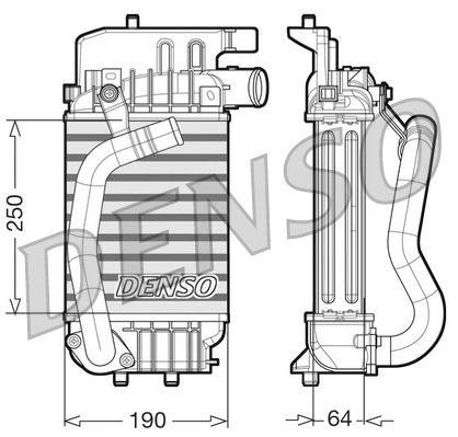 DENSO DIT50004 Charge Air Cooler