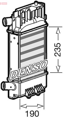 Charge Air Cooler DENSO DIT50012