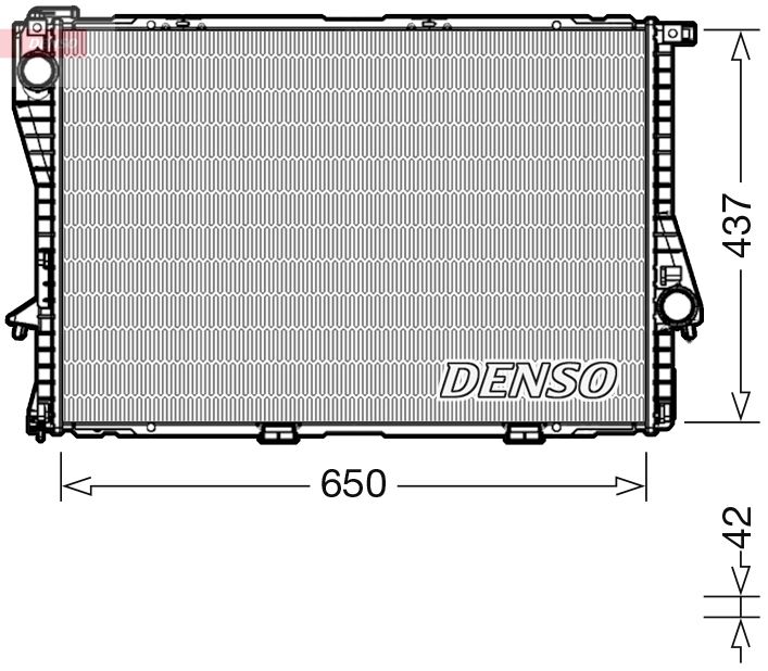 DENSO DRM05048 Radiator, engine cooling