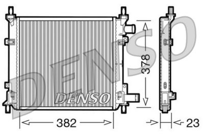 Radiator, engine cooling DENSO DRM10060