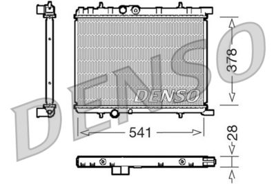 Radiator, engine cooling DENSO DRM21032