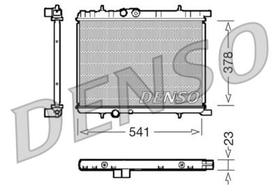 Radiator, engine cooling DENSO DRM21033