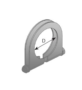 Clamping Piece, exhaust system DINEX 28881