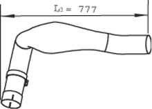 Exhaust Pipe DINEX 48121