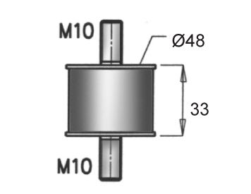 Rubber Strip, exhaust system DINEX 64817