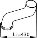 DINEX 81676 Exhaust Pipe