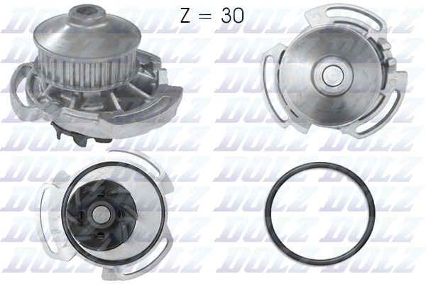 DOLZ A164 Water Pump, engine cooling