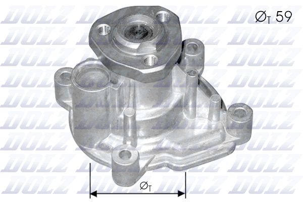 DOLZ A218 Water Pump, engine cooling