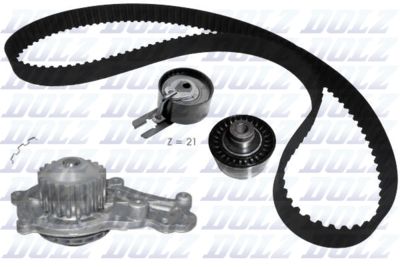 Water Pump & Timing Belt Kit DOLZ KD015