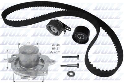 Water Pump & Timing Belt Kit DOLZ KD045