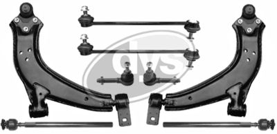 Control/Trailing Arm Kit, wheel suspension DYS 29-23733