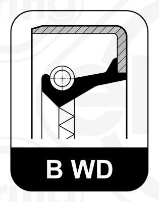 Shaft Seal, differential ELRING 008.680