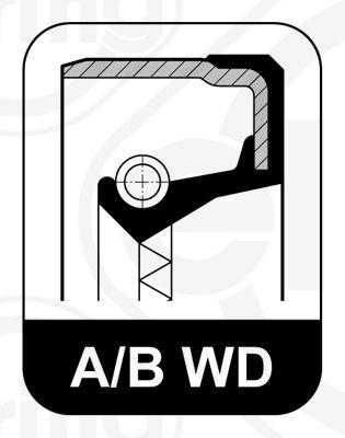 Shaft Seal, differential ELRING 198.440