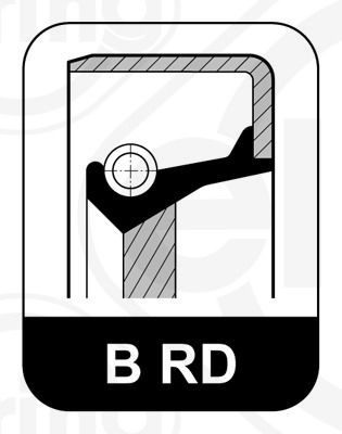 ELRING 283.983 Shaft Seal, crankshaft