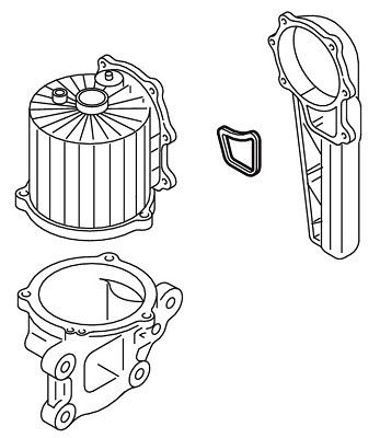 Gasket, crankcase ventilation ELRING 444.980