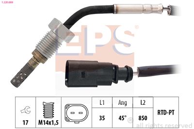 Sensor, exhaust gas temperature EPS 1.220.099