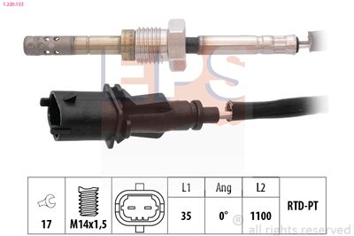 Sensor, exhaust gas temperature EPS 1.220.132