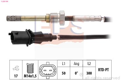 Sensor, exhaust gas temperature EPS 1.220.186