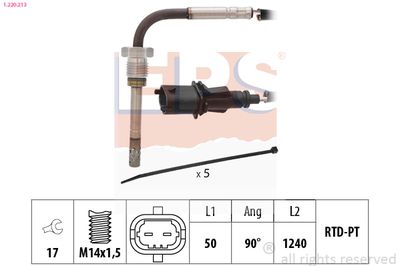 Sensor, exhaust gas temperature EPS 1.220.213