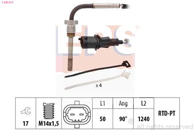 Sensor, exhaust gas temperature EPS 1.220.214