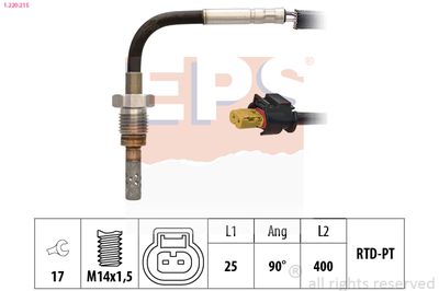 Sensor, exhaust gas temperature EPS 1.220.215