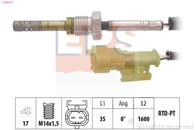 Sensor, exhaust gas temperature EPS 1.220.217