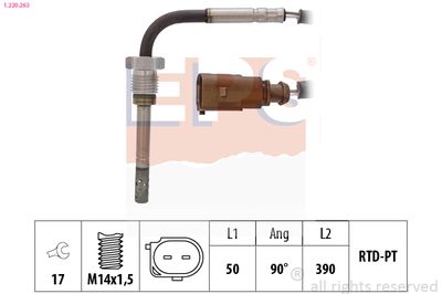 Sensor, exhaust gas temperature EPS 1.220.263