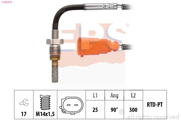 EPS 1.220.273 Sensor, exhaust gas temperature