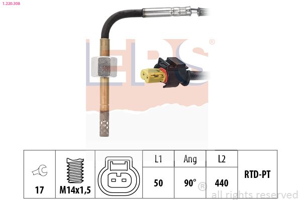 EPS 1.220.308 Sensor, exhaust gas temperature